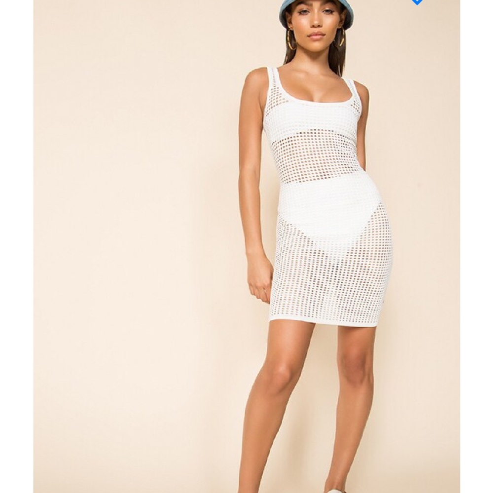 Superdown Talulah Knit Mini in ivory